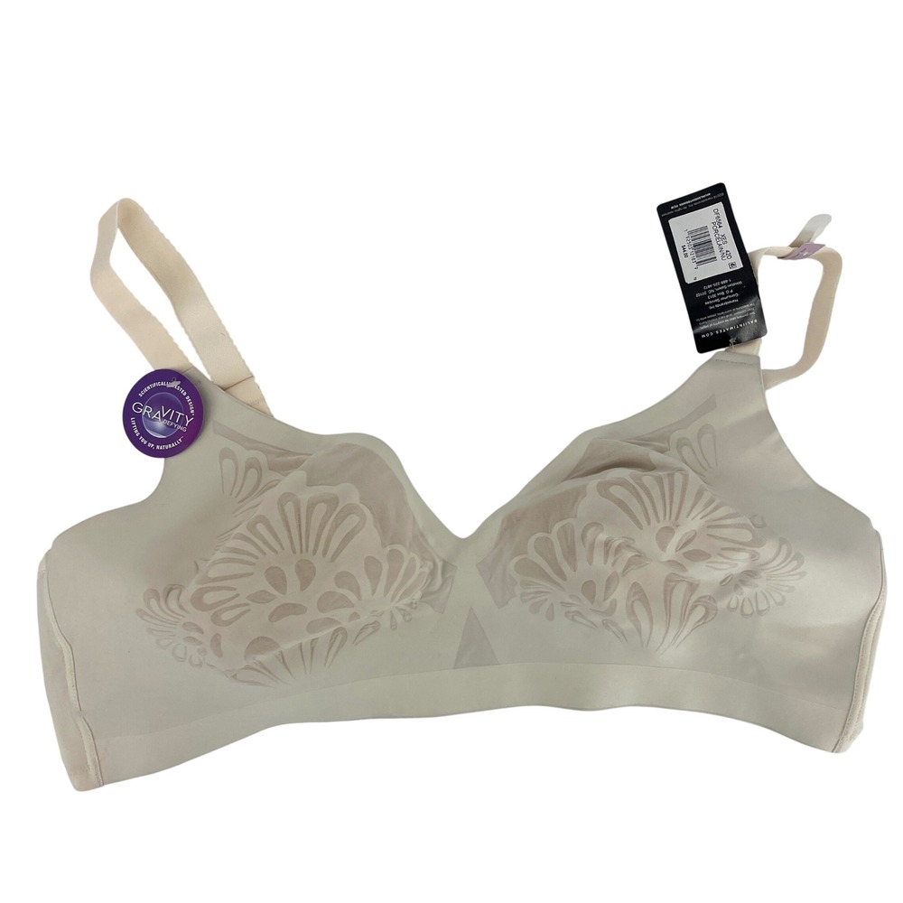 Bali‎ Intimates DF6564 Porcelain Nu Full Coverage Bra 42D New with tags